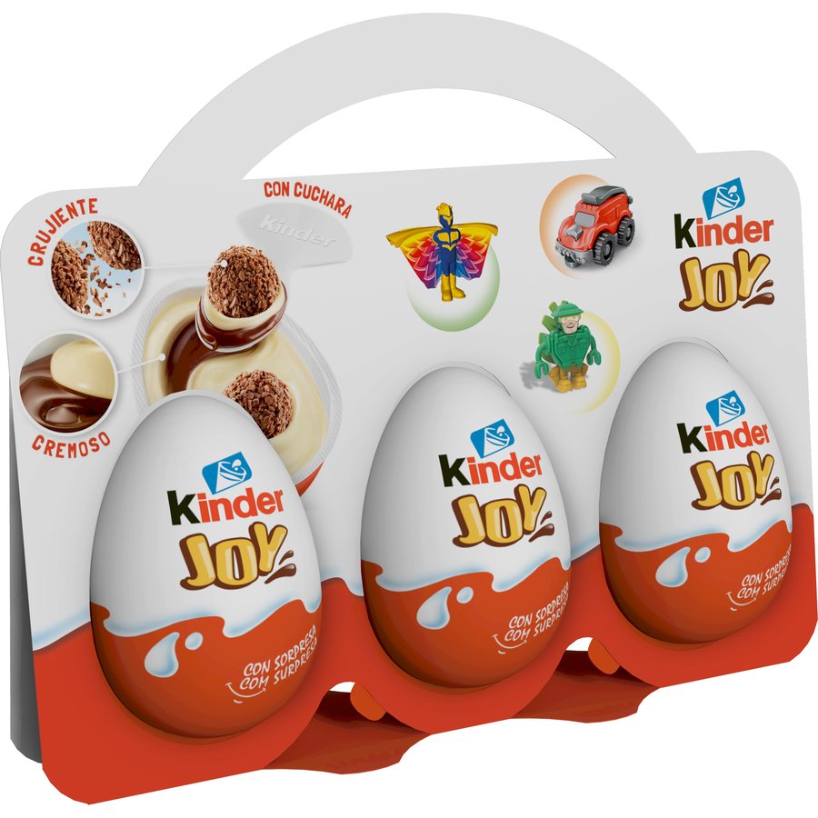 Imagen de Huevo de chocolate KINDER JOY pack 3x20 g