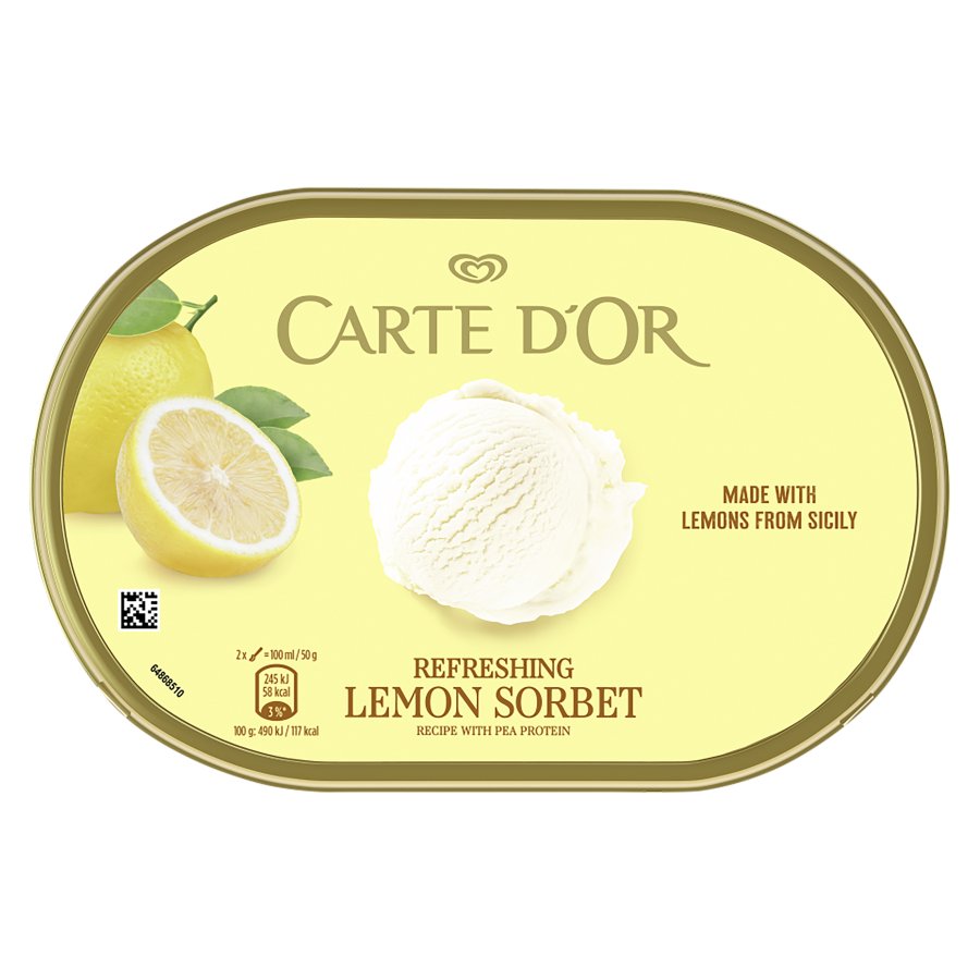 Helado sorbete limón CARTE D'OR 500 g