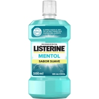 Enxaugue bucal LISTERINE mentol sabor suave 500 ml