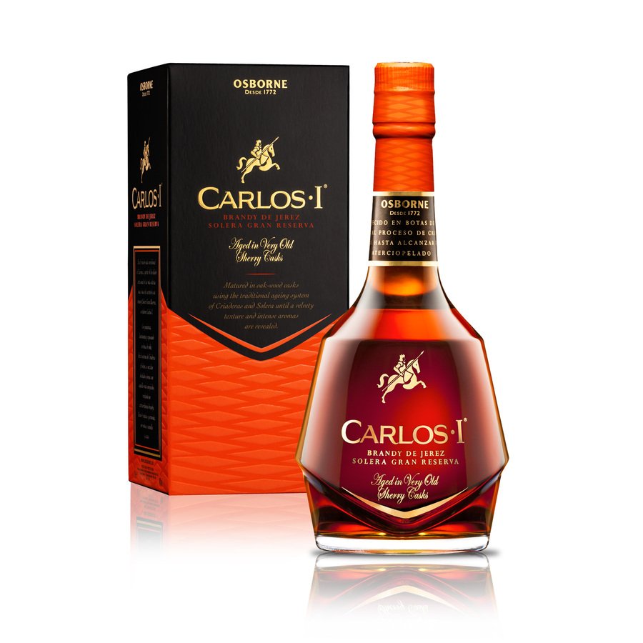 Brandy CARLOS I solera gran reserva estuche botella 70 cl