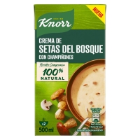 Crema KNORR cogomelos bosque e champiñóns 500 ml