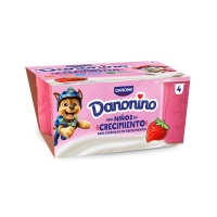 Queso fresco petit DANONE DANONINO fresa pack 4x100 g