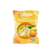Caramelos IFA ELIGES naranja y limón sin azúcar bolsa 70 g