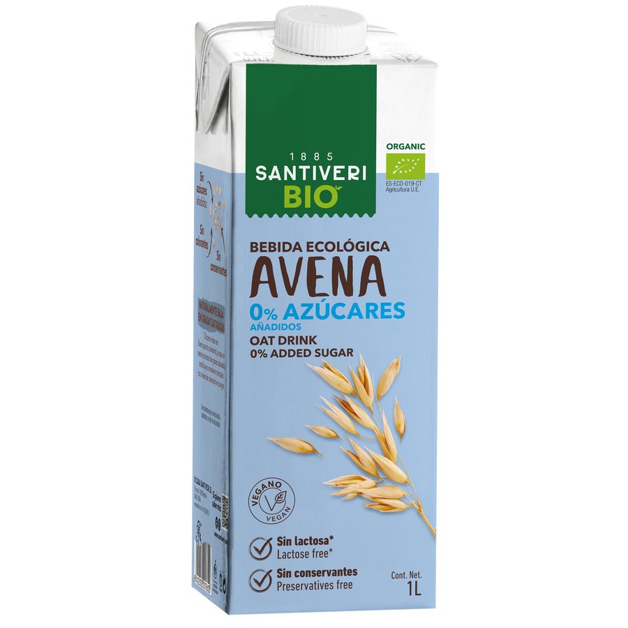 Bebida de avena SANTIVERI Lactavena bio brik 1 l