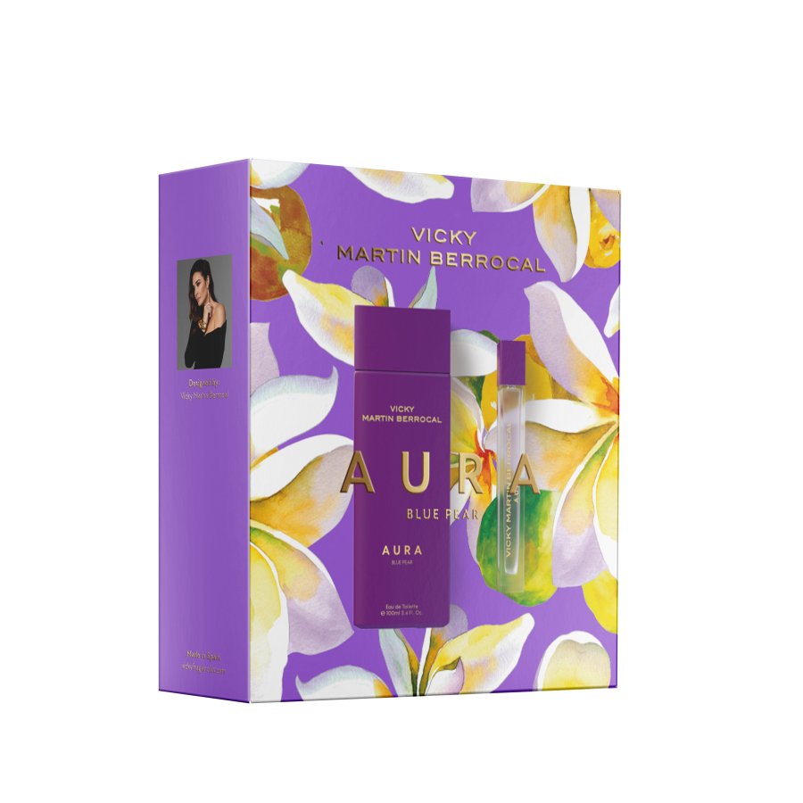 Estuche VICKY MARTIN BERROCAL Aura (colonia 100 ml + colonia 20 ml)