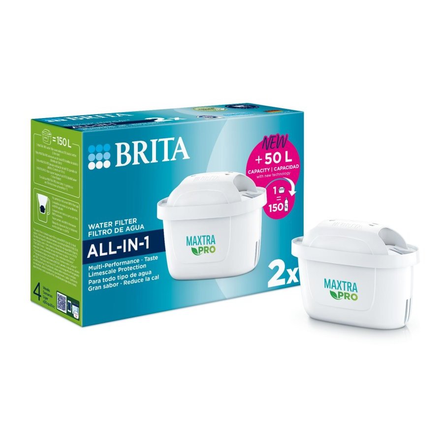 Pack 2 filtros brita maxtra pro