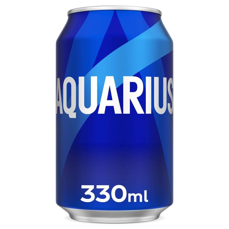 Bebida refrescante AQUARIUS limón lata 33 cl