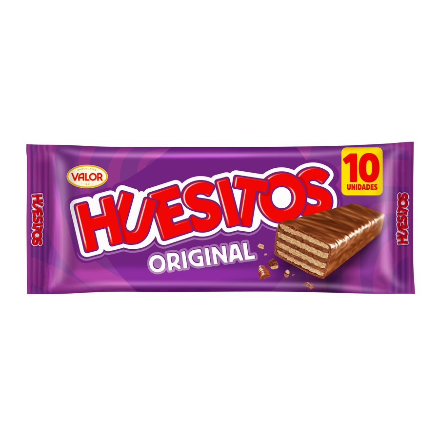 Chocolatina VALOR HUESITOS chocolate pack 10x20 g