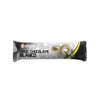 Galletas aros de chocolate branco IFA ELIGES 128 g