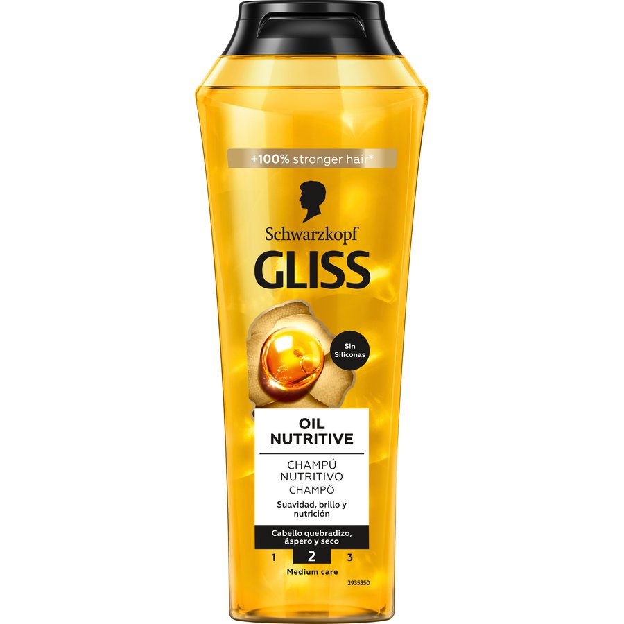 Champú GLISS oil elixir cabello quebradizo 250 ml