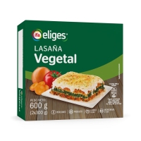 Lasaña congelada IFA ELIGES vegetal 2 unidades 600 g