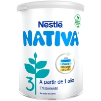Leite infantil Nestlé NATIVA-3  +1 año bote 800 g