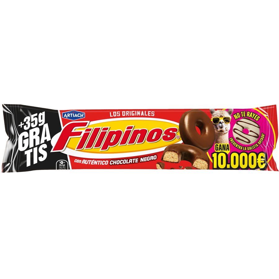 Galletas ARTIACH Filipinos chocolate negro 93 g