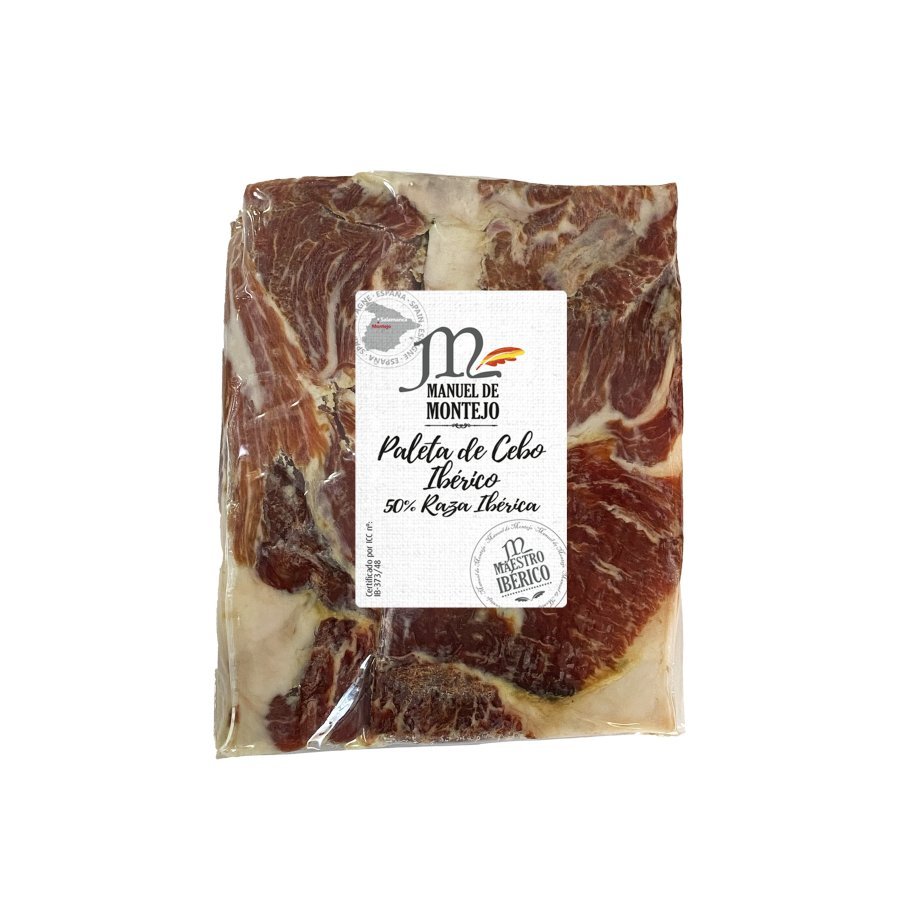 Paleta de cebo 50% raza ibérica MANUEL DE MONTEJO al corte kilo