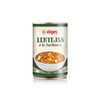 Lentejas a la jardinera IFA ELIGES lata 430 g pn.