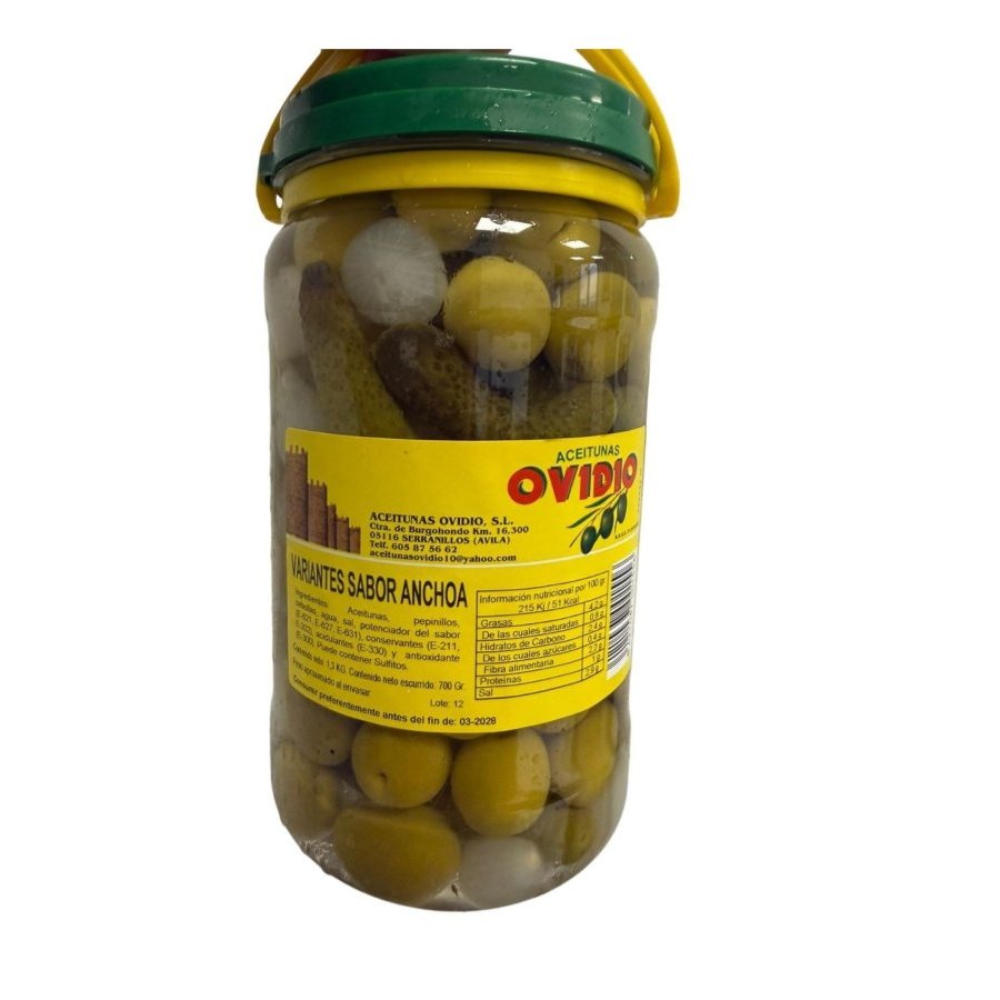Variantes OVIDIO sabor anchoa 700 g pne.