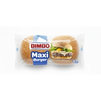 Pan Maxi Burger BIMBO 4 unidades bolsa 290 g
