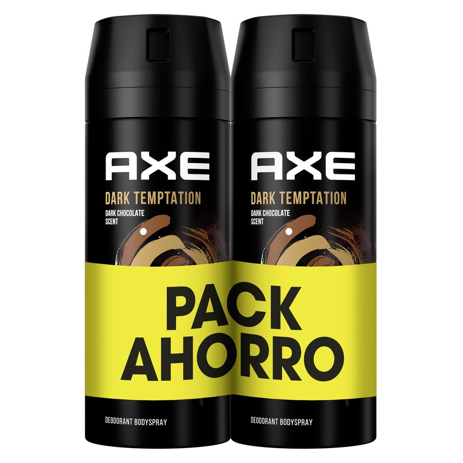 Desodorante AXE Dark Temptation Non Stop Fresh spray 2 x 150 ml