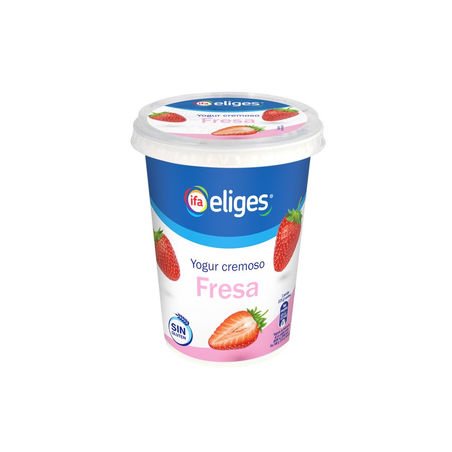 Yogur cremoso IFA ELIGES fresa 500 g