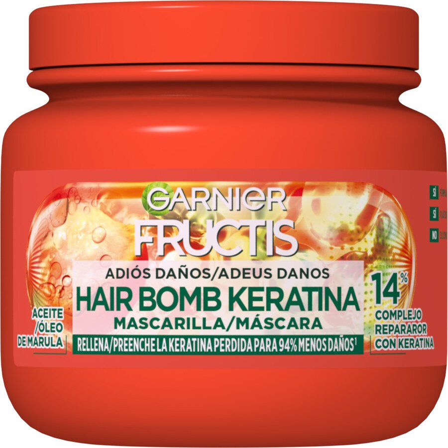 Mascarilla FRUCTIS adiós daños 320 ml