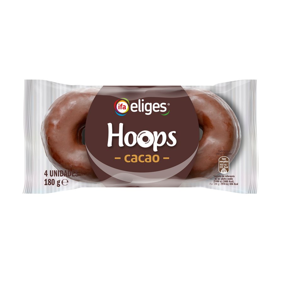 Berlina IFA ELIGES hoops cacao 4 unidades 180 g