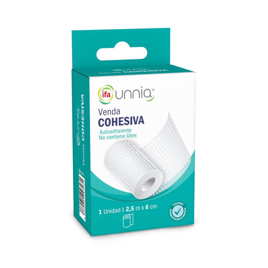 Venda cohesiva IFA UNNIA 2,5 m X 6 cm