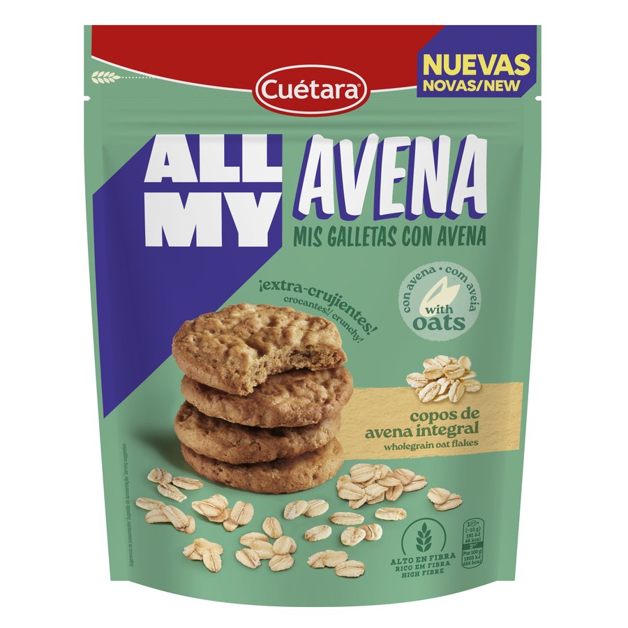 Galletas CUETARA All My Avena 170 g