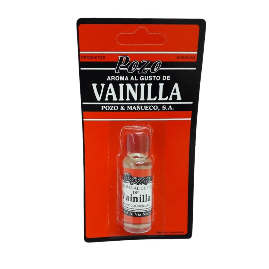 Aroma gusto vainilla POZO blister frasco 12 cc