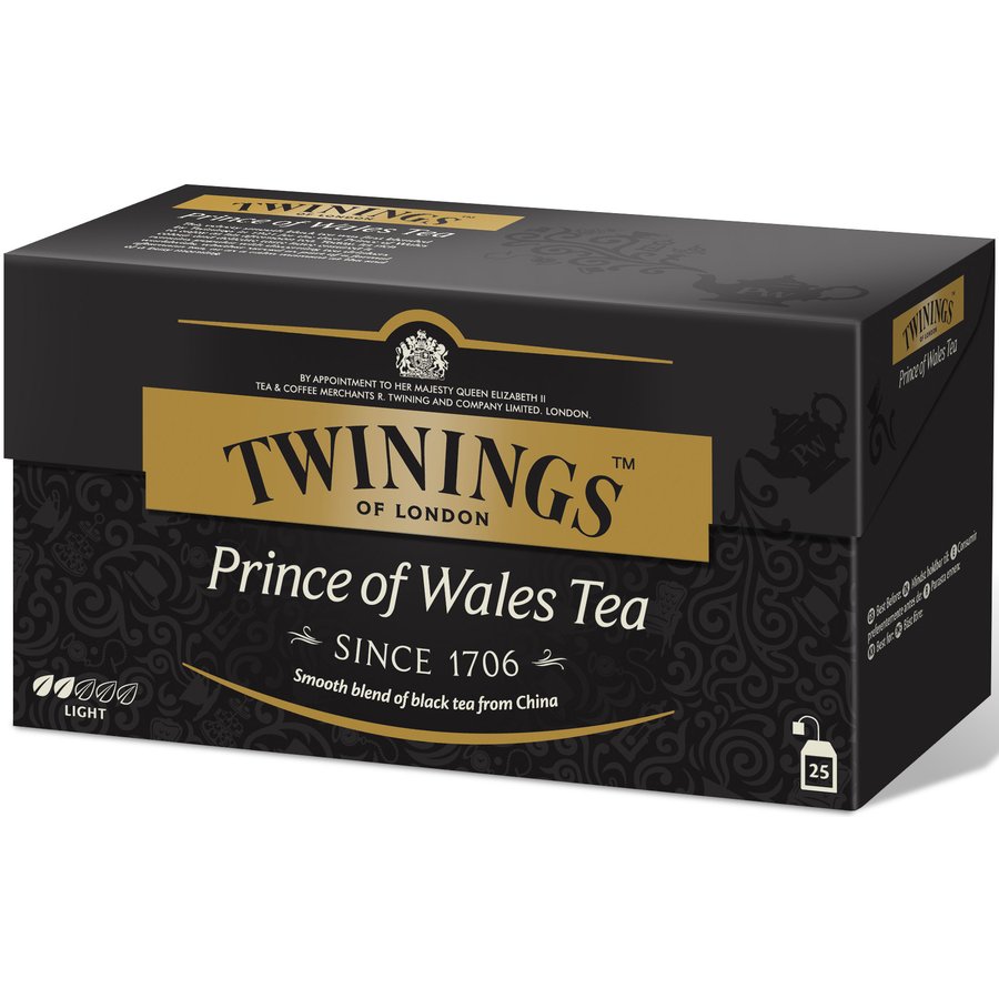 Té Prince of Wales TWININGS estuche 25 unidades x 2 g