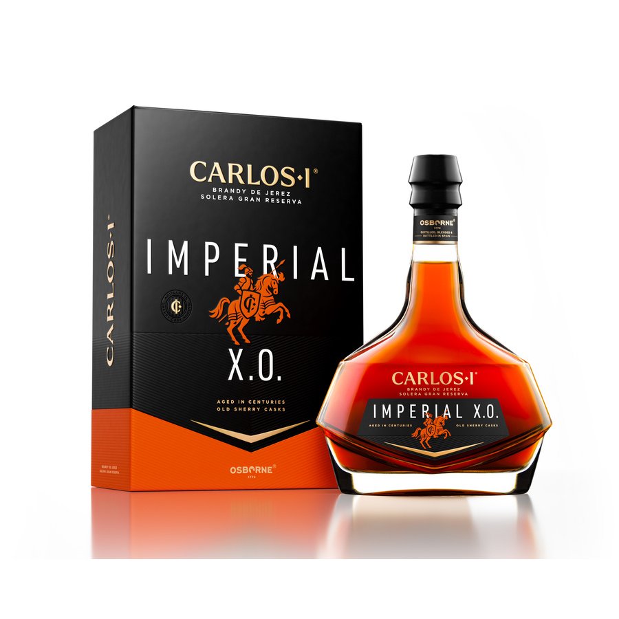 Brandy CARLOS I IMPERIAL botella estuche 70 cl