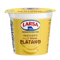 Yogur LARSA sabor plátano vaso 125 g