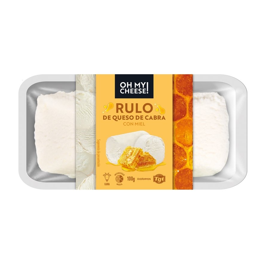 Queso rulo de cabra con miel OH MY CHEESE 100 g