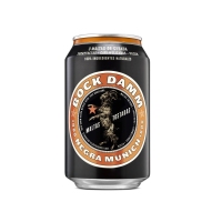 Cerveza negra BOCK DAMM lata 33 cl