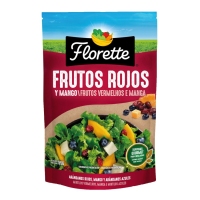 Frutos rojos y mango FLORETTE bandeja 55 g