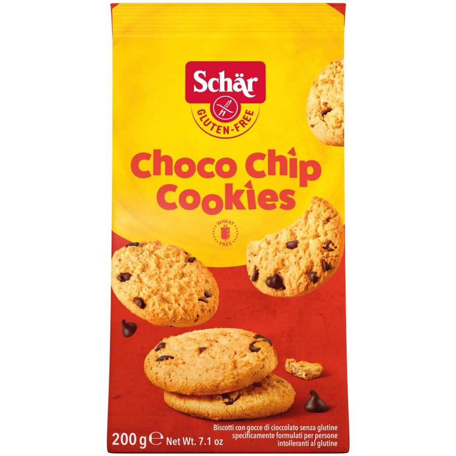 Cookies Choco Chip SCHAR sin gluten 200 g