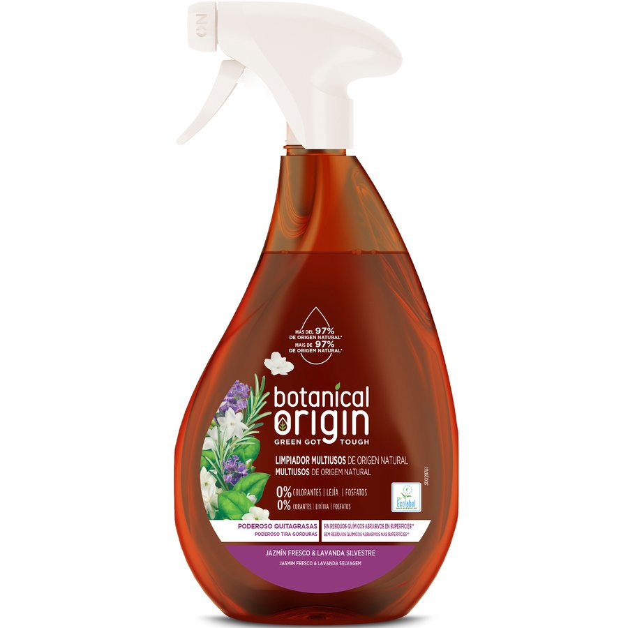 Limpiador multiusos BOTANICAL ORIGIN ecológico lavanda pistola 500 ml