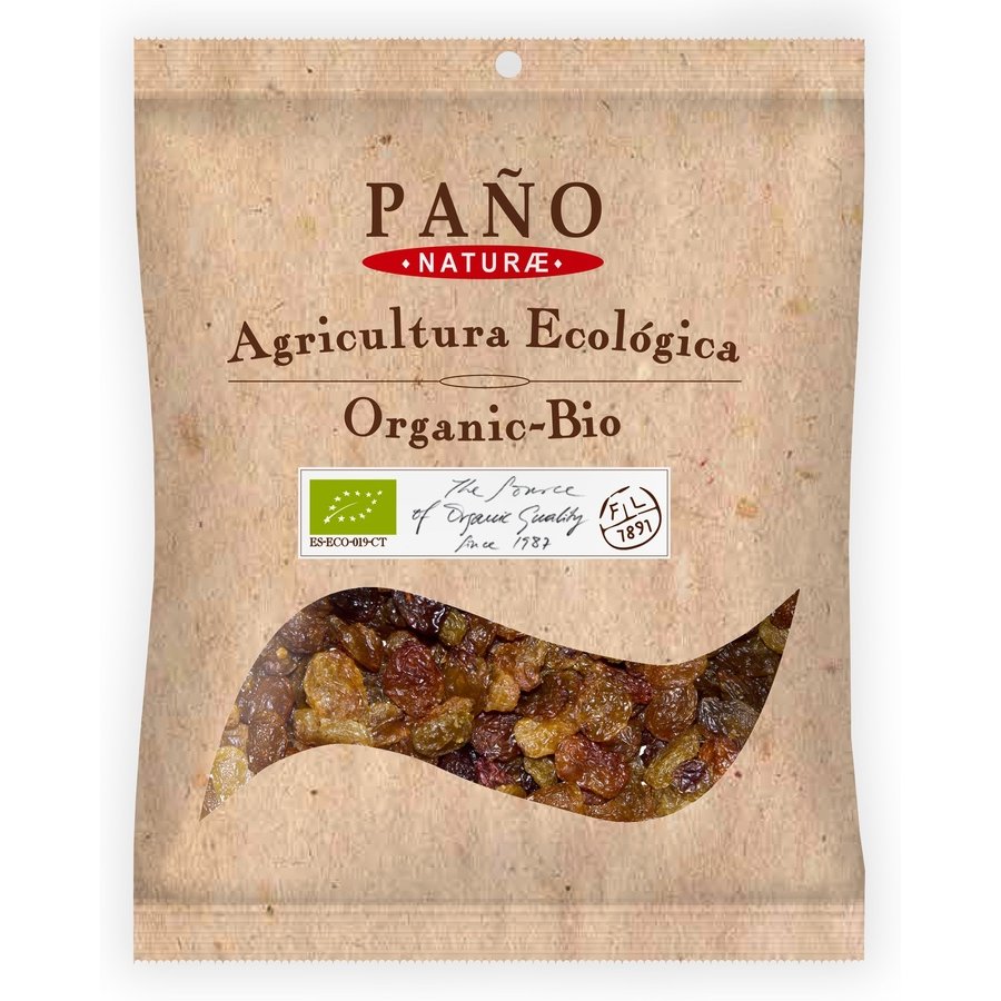 Uvas pasas PAÑO NATURAE ecológicas 90 g