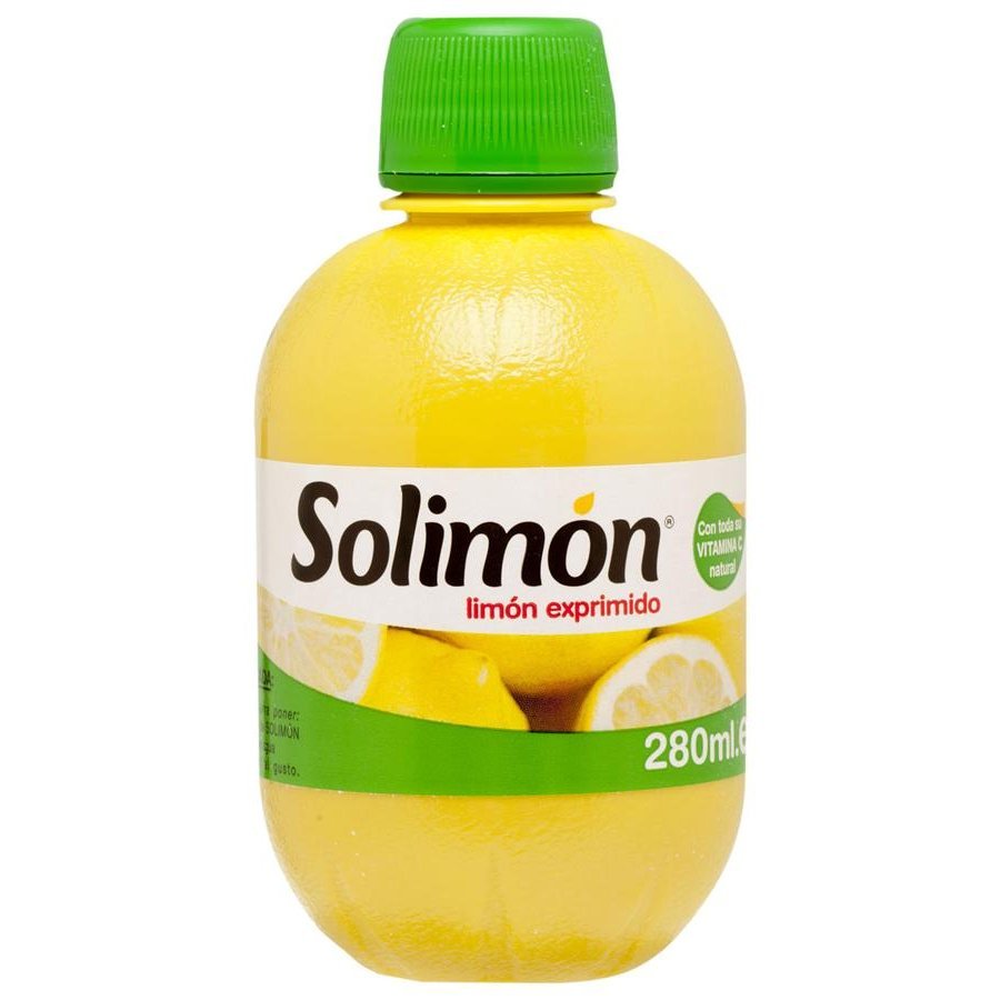 Zumo limón SOLIMON botellín pvc 280 ml