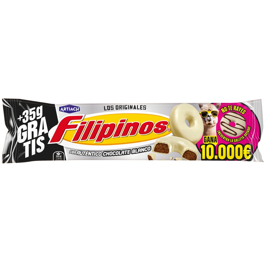 Imagen de Galletas ARTIACH Filipinos chocolate blanco 93 g