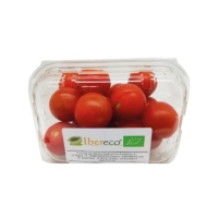 Tomate Cherry redondo ecológico calibre 20/35mm bandeja 250 g