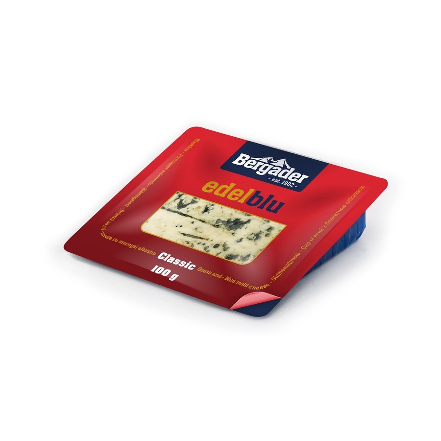 Queso azul BERGADER leche cruda de vaca 100 g