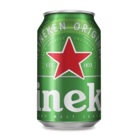 Cerveza holandesa HEINEKEN lata 33 cl