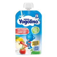 Alimento infantil Nestle YOGOLINO amorodo mazá sen glute pouch 100 g