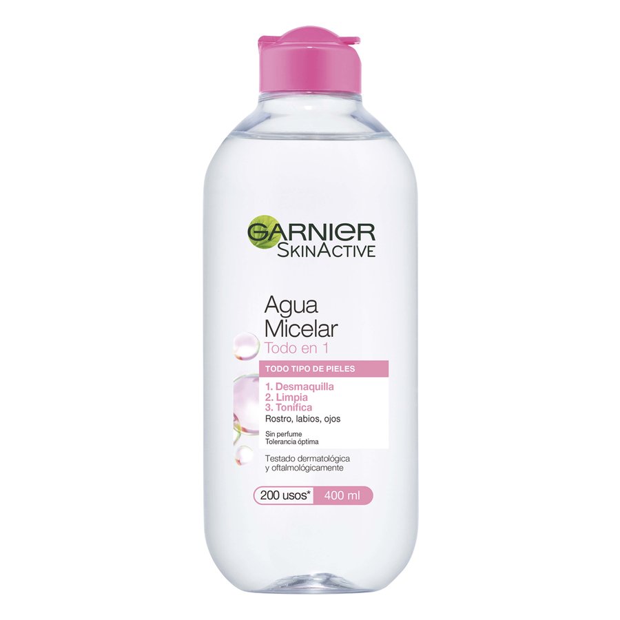 Agua micelar GARNIER todo en 1 400 ml