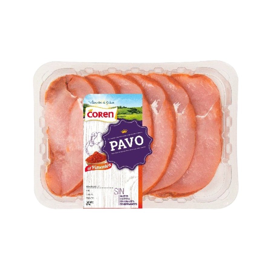 Pechuga de pavo al pimentón COREN bandeja kilo