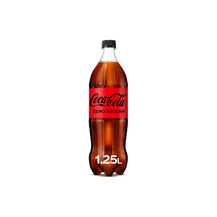 Refresco COCA-COLA Zero botella 1,25 l