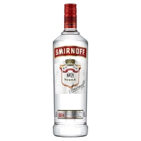 Vodka SMIRNOFF etiqueta vermella botella 70 cl