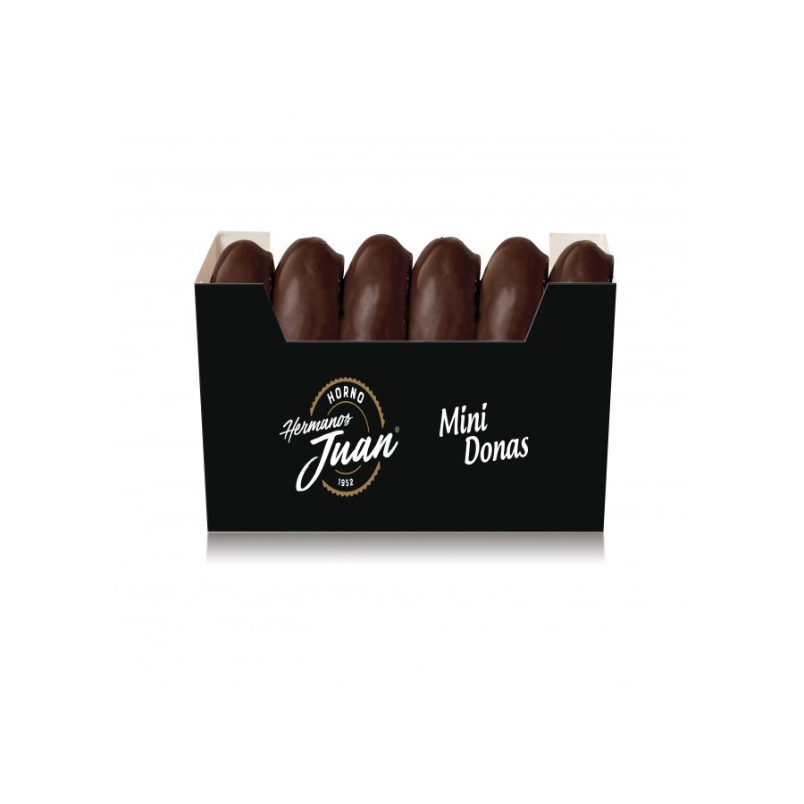 Mini donas cacao HERMANOS JUAN 6 unidades 210 g