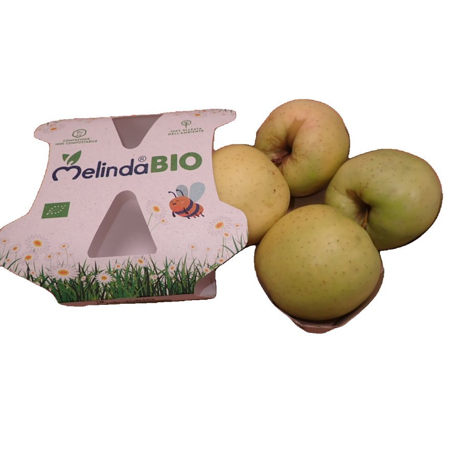 Manzana Golden ecológica categoría 1ª calibre 75/80mm bandeja 750 g