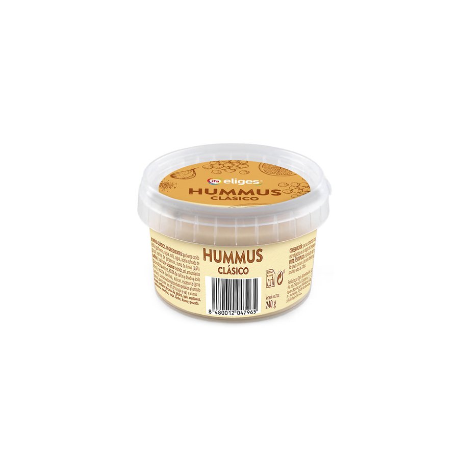 Hummus refrigerado IFA ELIGES clásico 240 g